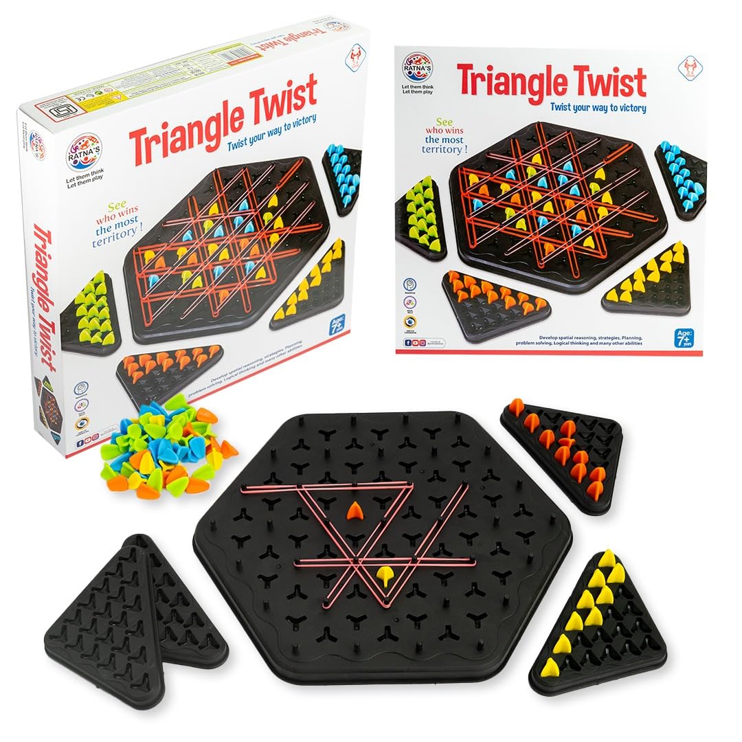 Ratna's Triangle Twist Strategy Board Game - Image 3