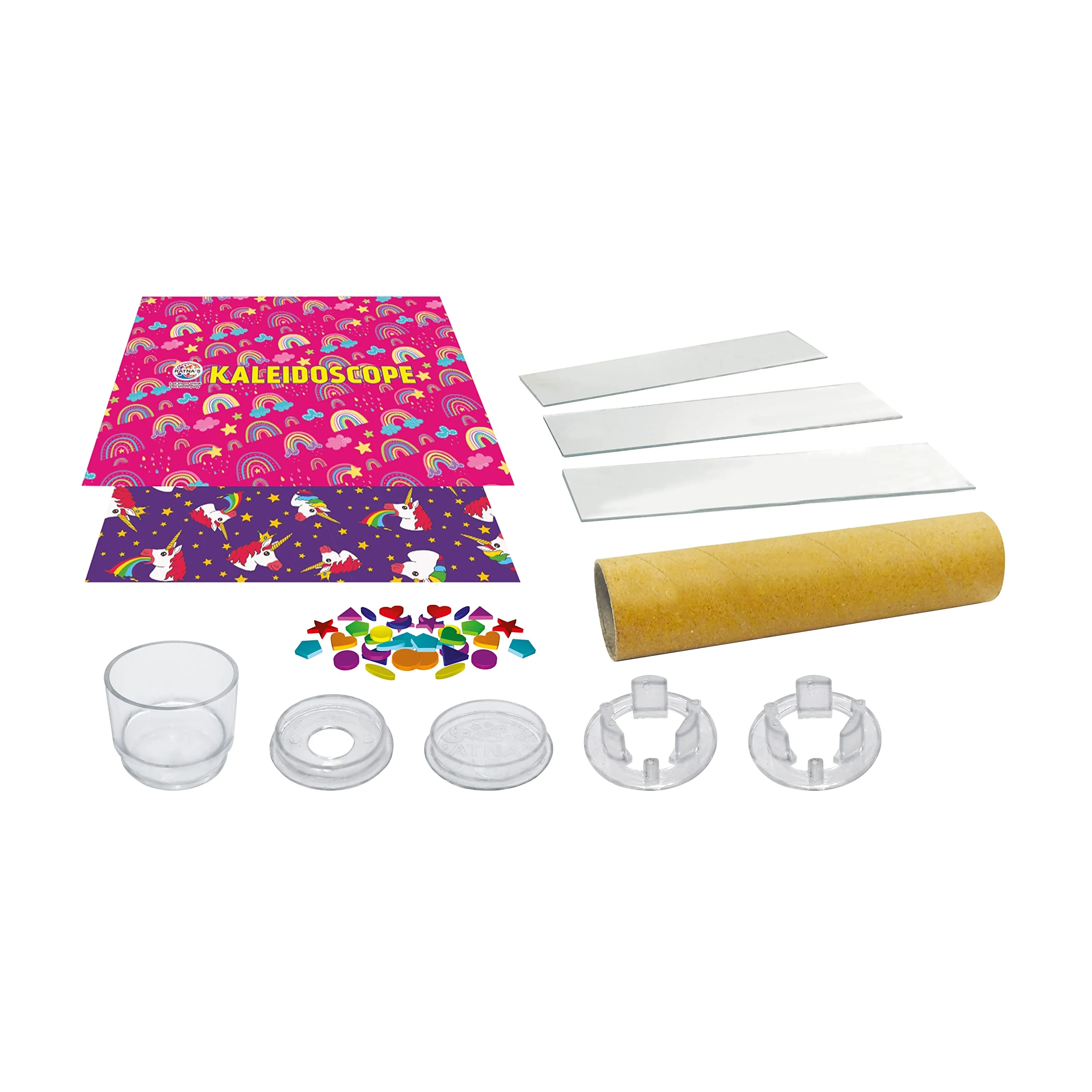 Ratna's Unicorn Kaleidoscope Making DIY Kit to Create Beautiful Patterns, Magical Educational Fun Birthday Gifts Toys for Kids 3+ Years - Image 2