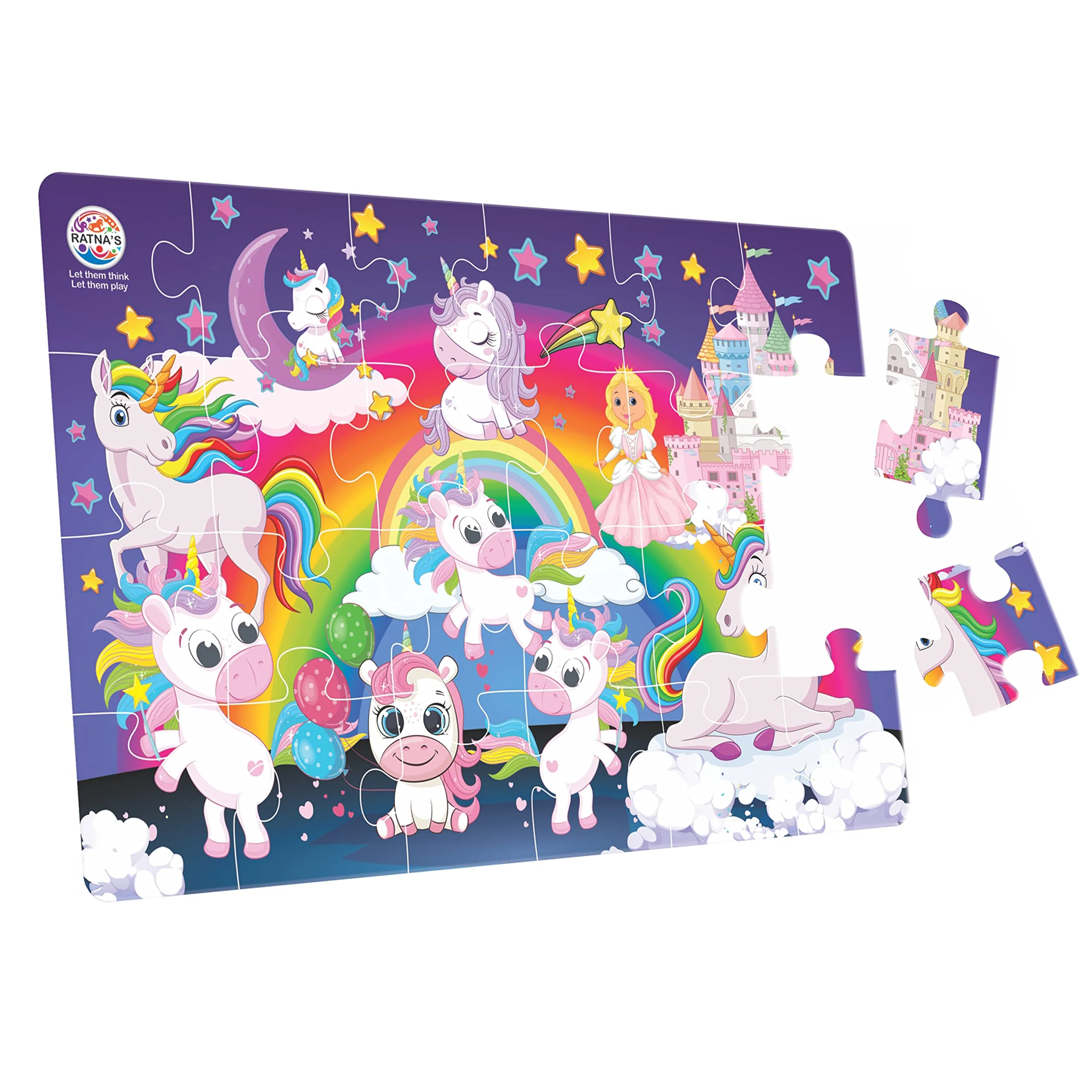 Ratna's Unicorn Little Jigsaw Puzzle 24 Pieces for Kids 3+ Years - Image 2