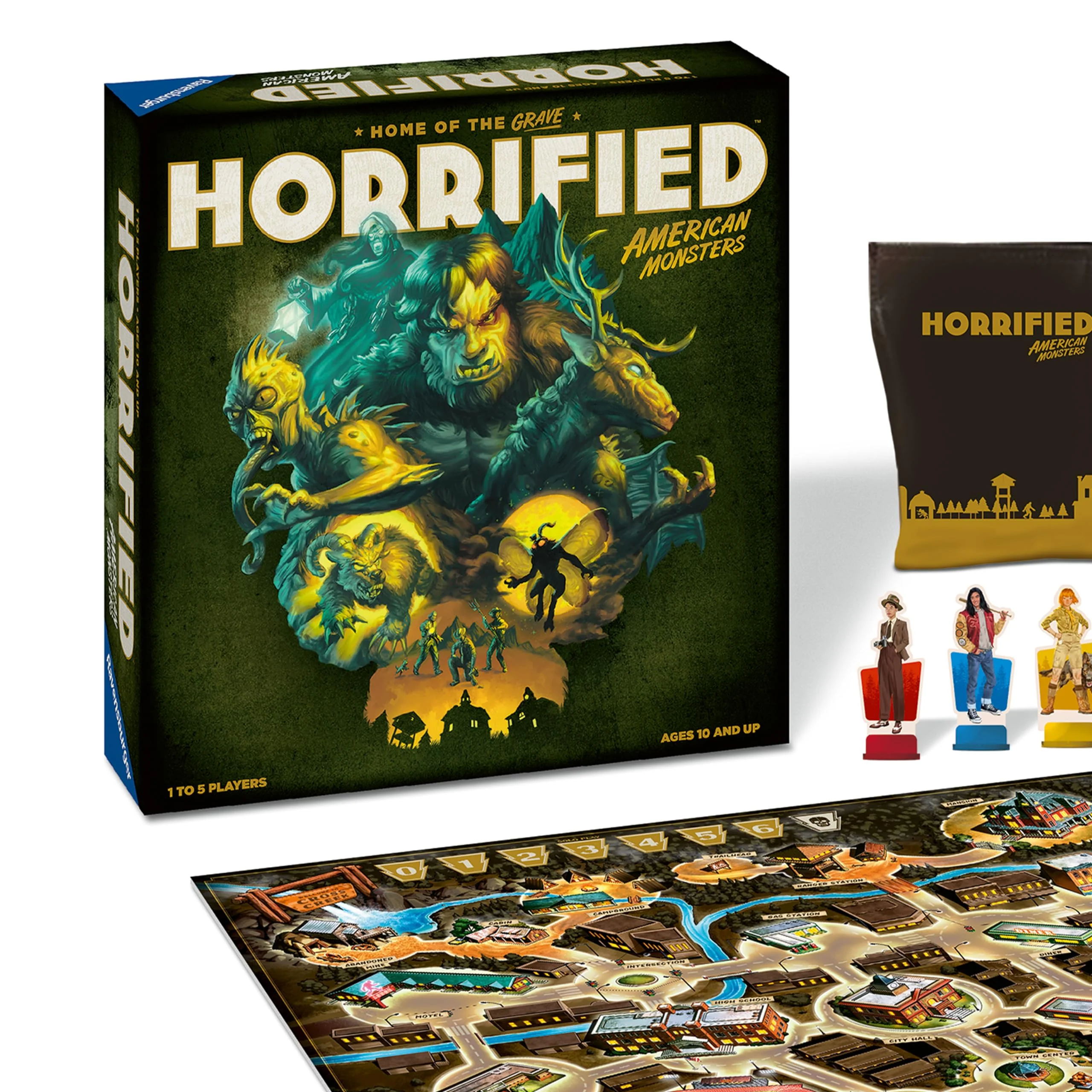 Ravensburger Horrified Games American Monsters Strategy Board Game