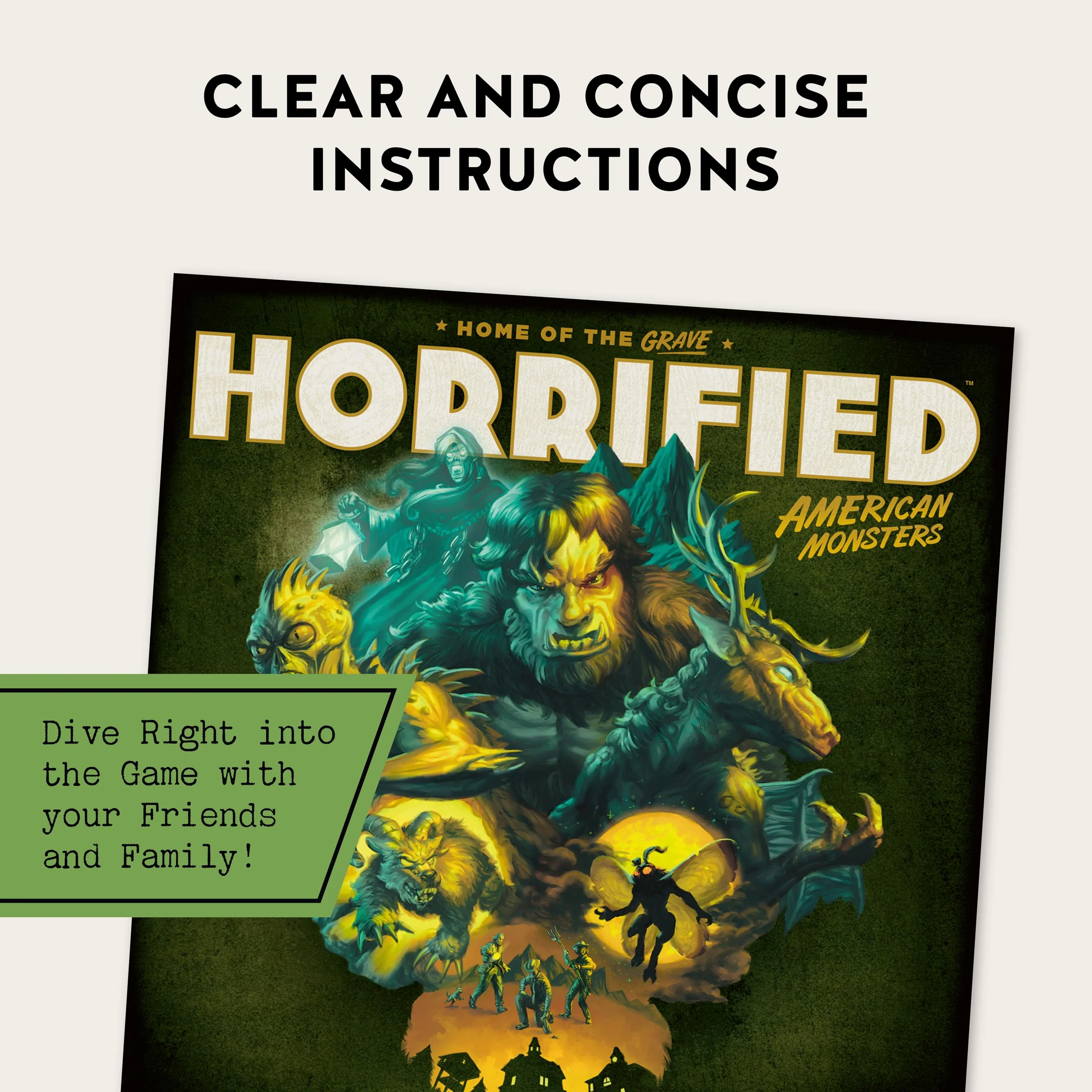 Ravensburger Horrified Games American Monsters Strategy Board Game - Image 2