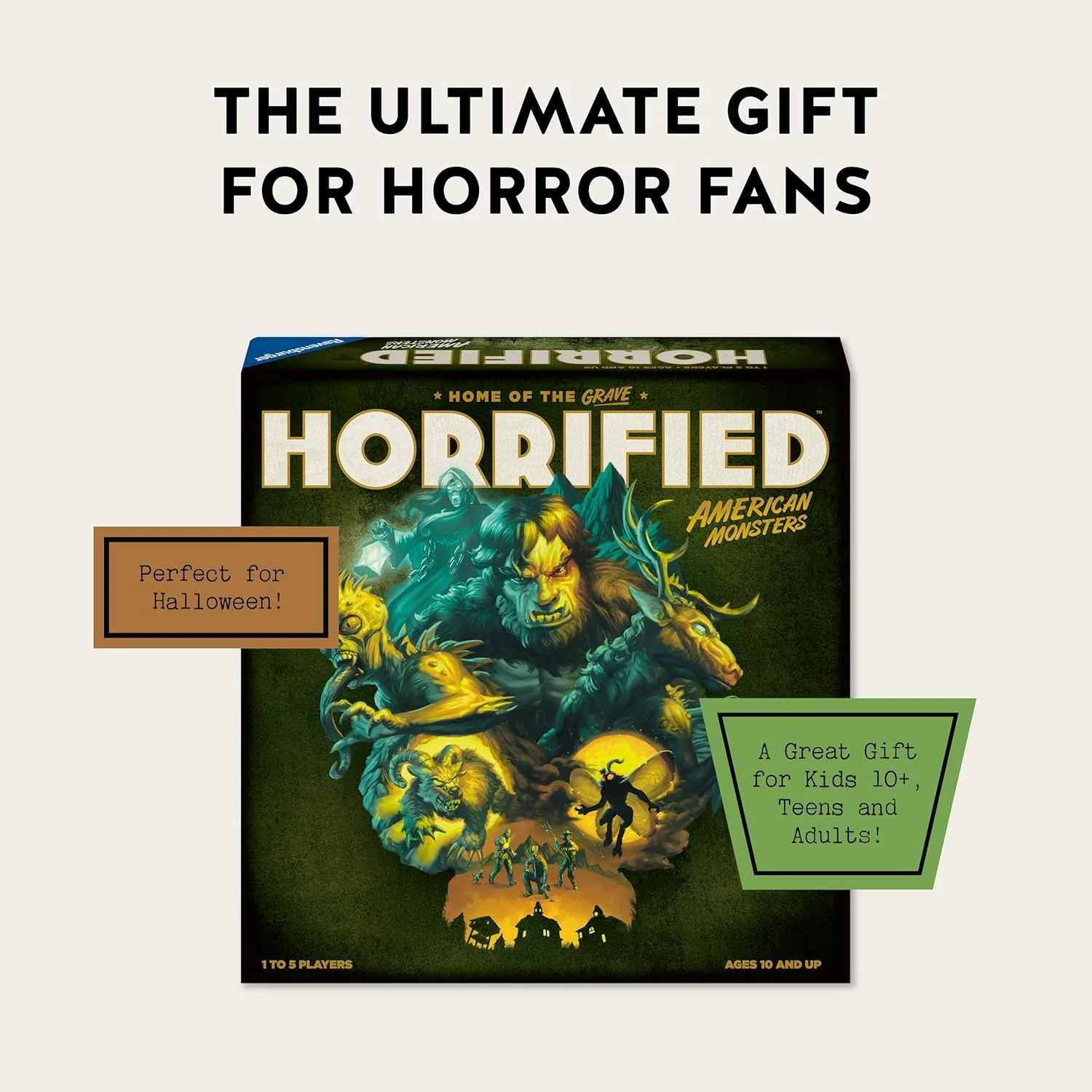 Ravensburger Horrified Games American Monsters Strategy Board Game - Image 7