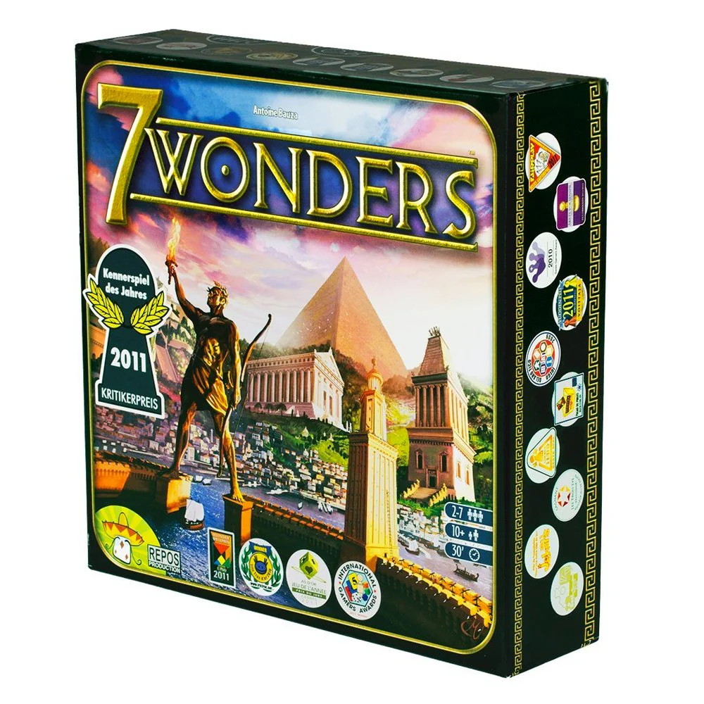 Repos Production Asmodee 7 Wonders Board Game - Lead Your Civilization to Prosperity