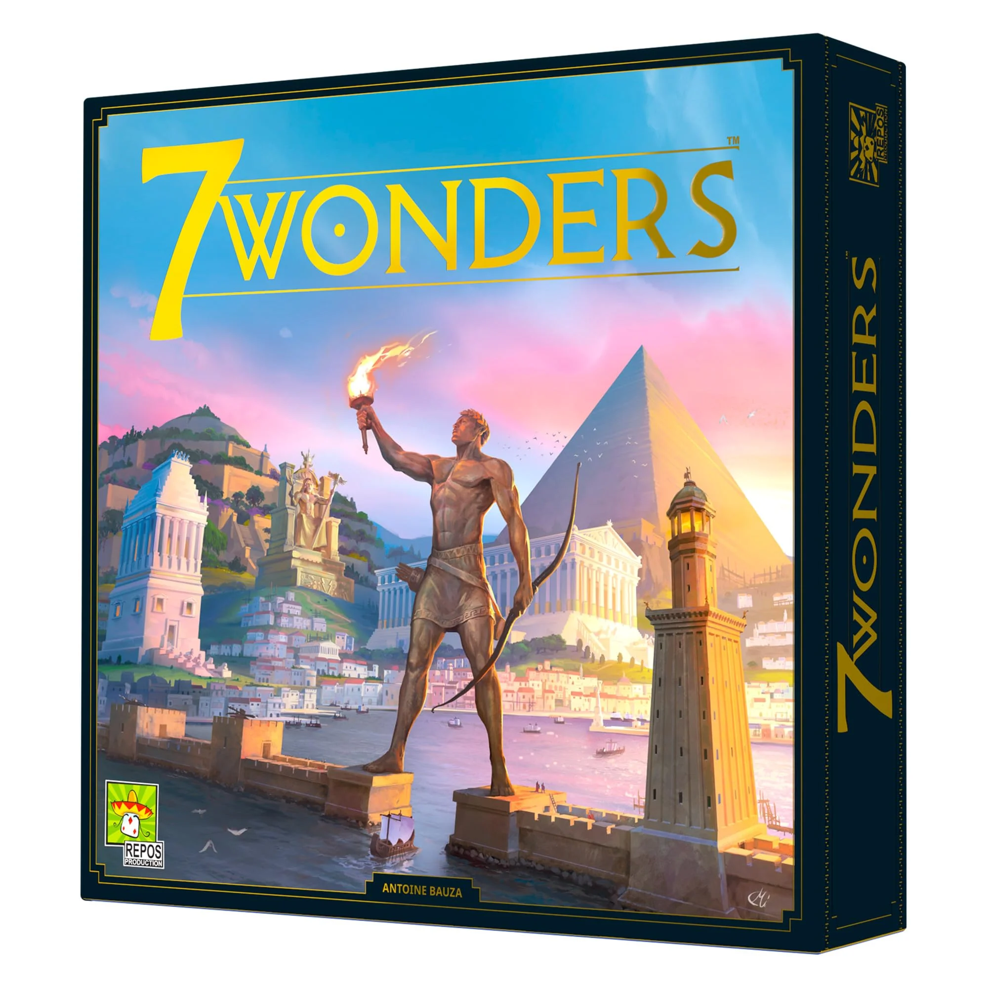 Repos Production Asmodee 7 Wonders Board Game - Lead Your Civilization to Prosperity New Edition - Image 2