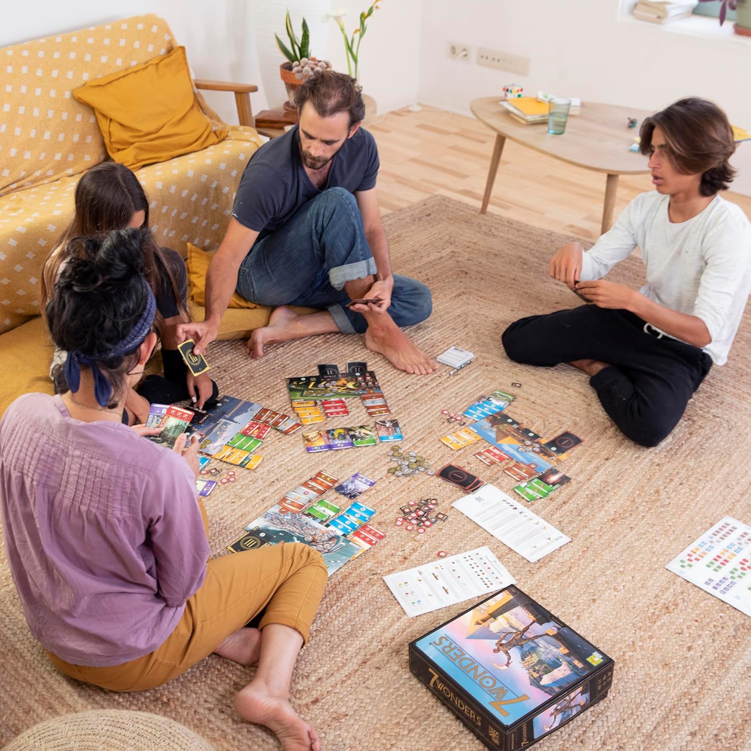 Repos Production Asmodee 7 Wonders Board Game - Lead Your Civilization to Prosperity New Edition - Image 8