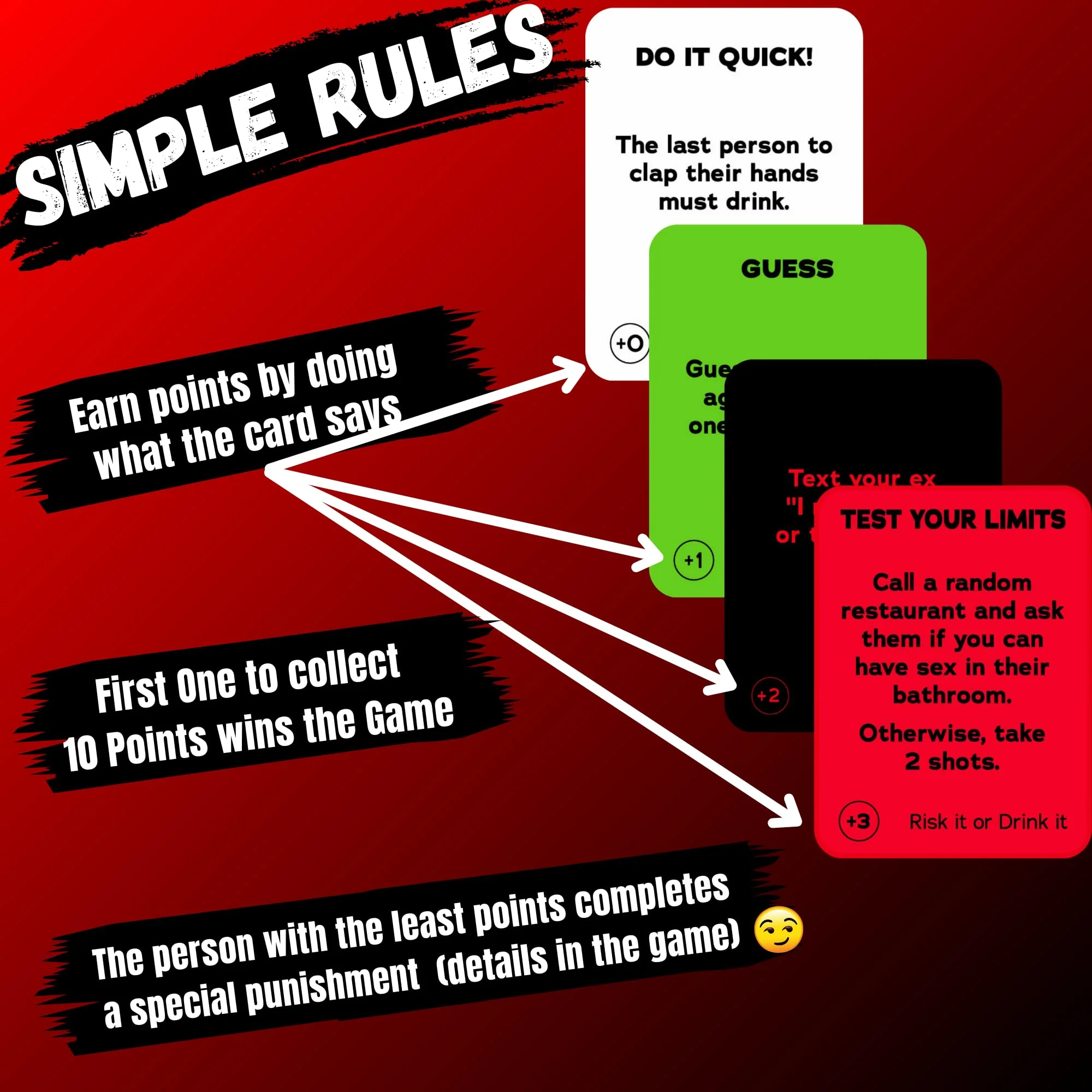 RISK IT OR DRINK IT Fun Drinking Game for Parties: 150 Hilarious Dares & Risky Questions for Adults Games Nights - Image 2