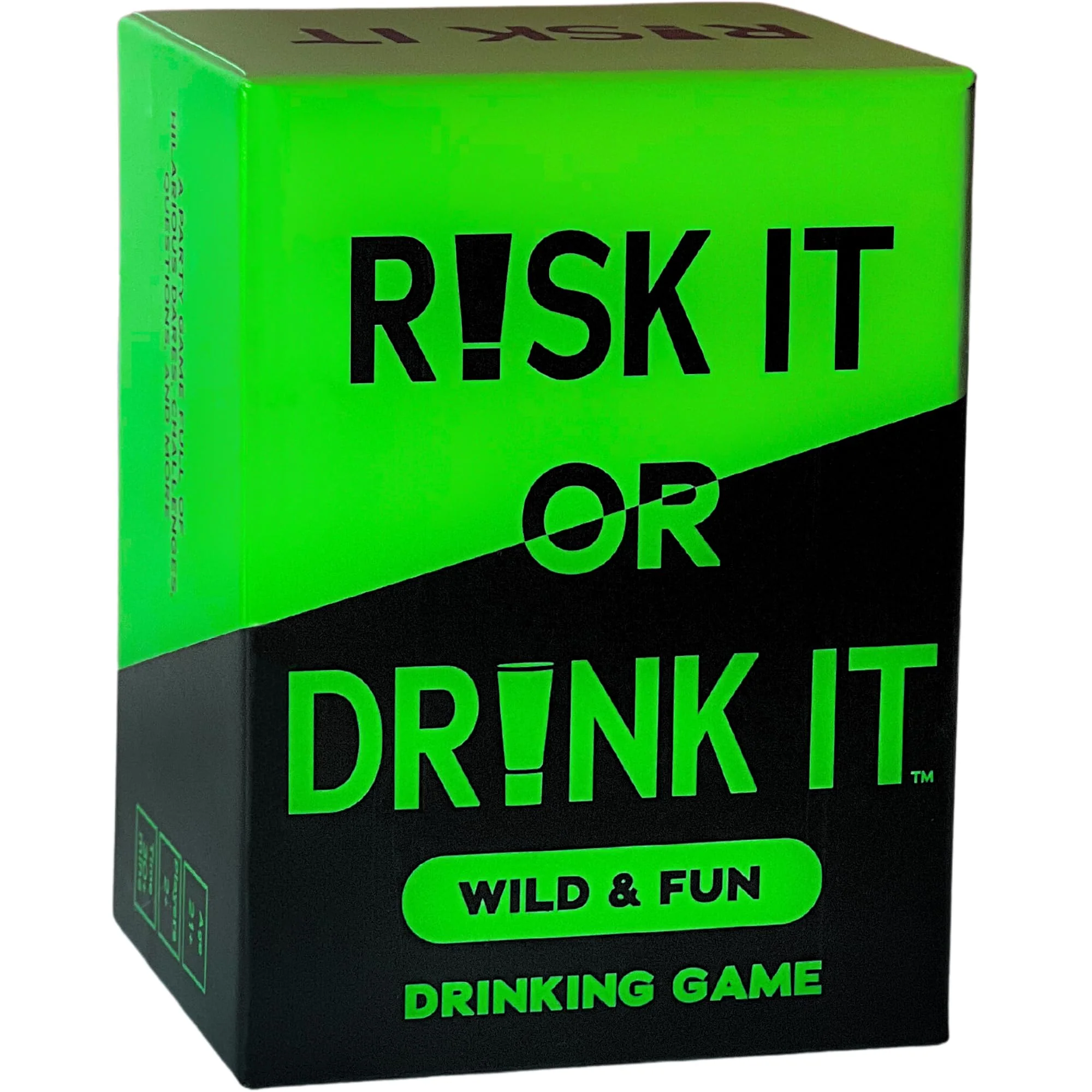 RISK IT OR DRINK IT Wild & Fun Drinking Game for Parties: 150 Hilarious Dares & Risky Questions for Adults Games Nights