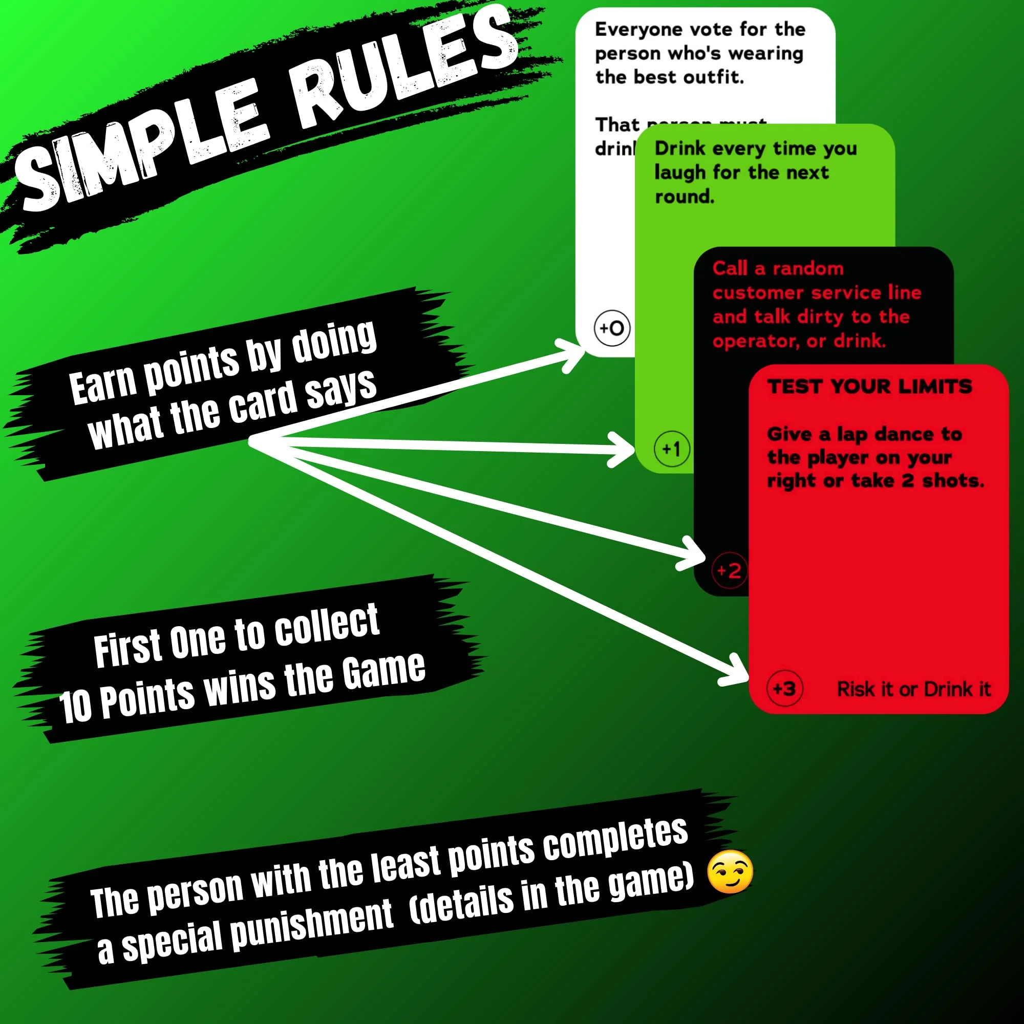 RISK IT OR DRINK IT Wild & Fun Drinking Game for Parties: 150 Hilarious Dares & Risky Questions for Adults Games Nights - Image 3