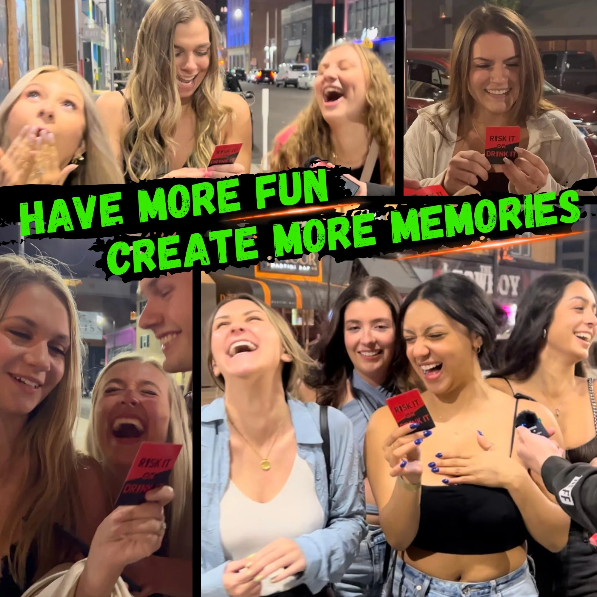 RISK IT OR DRINK IT Wild & Fun Drinking Game for Parties: 150 Hilarious Dares & Risky Questions for Adults Games Nights - Image 6