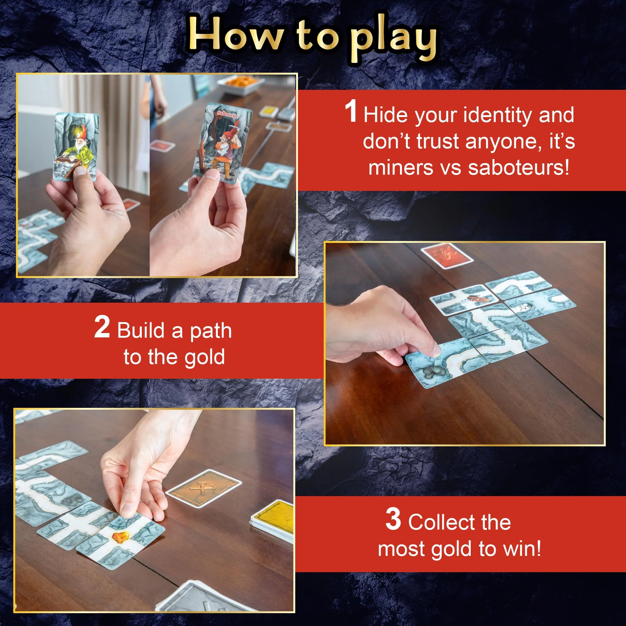Saboteur Strategy Card Game - Image 3
