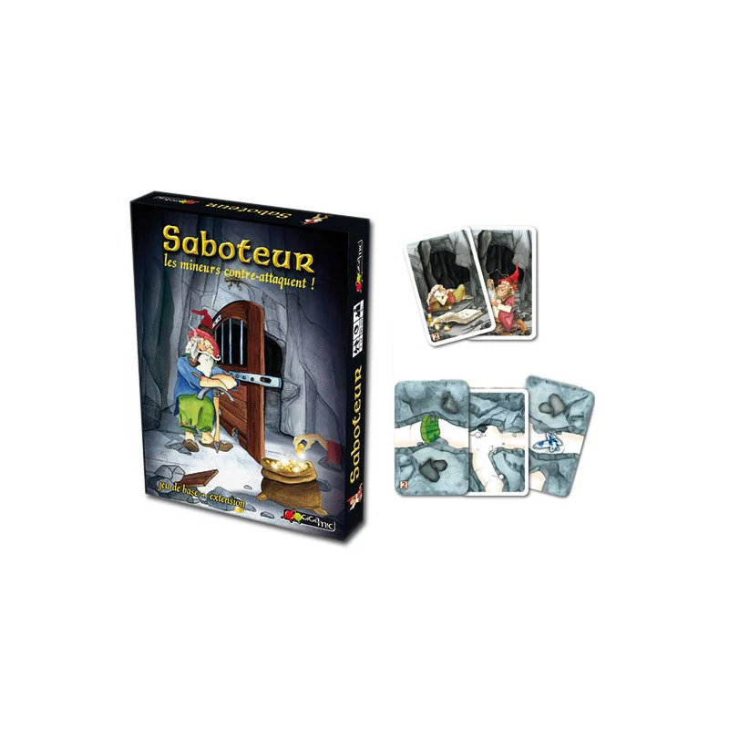 Saboteur The Miners Strike Back β Base Game + Expansion Hidden Roles & Strategy Card Game