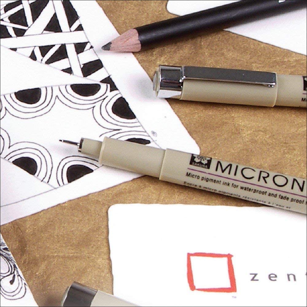 Sakura Pigma Micron Pens - Ultra Fine Nib Set Of 6 - Image 4