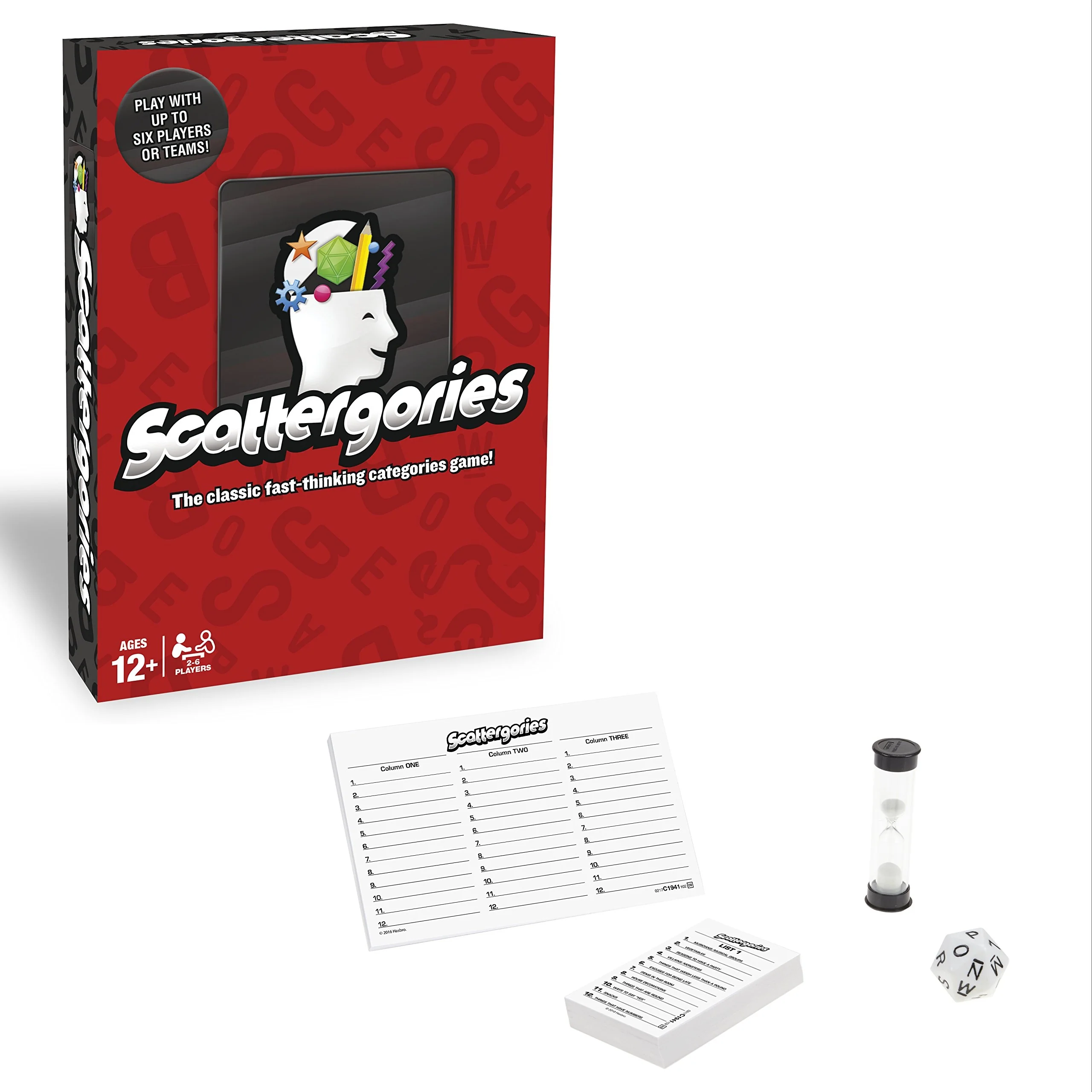Scattergories Fast-Paced Word Game for 2-6 Players Ages 12+ - Image 3