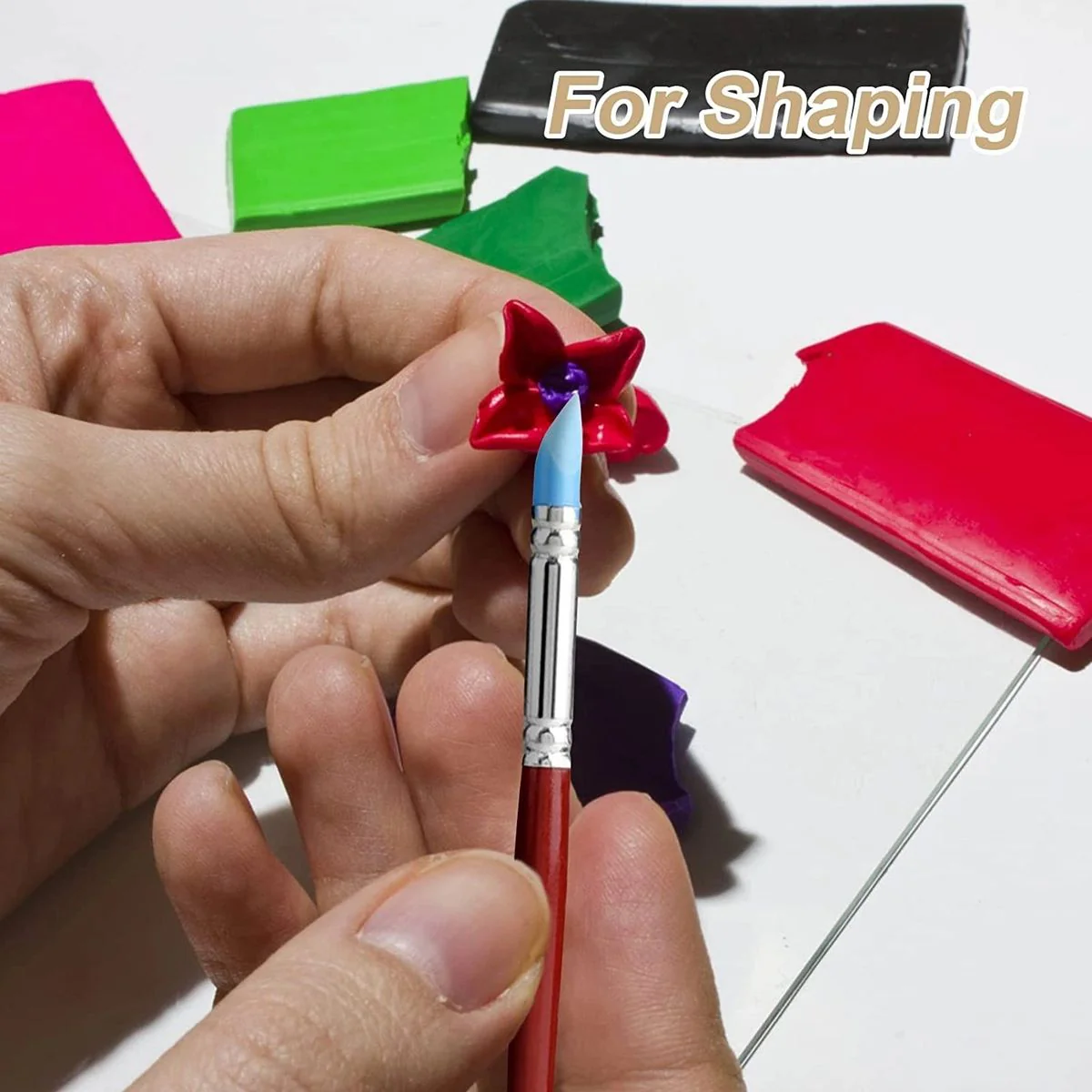 Sculpture Modeling Tools Silicone Brushes - Image 5