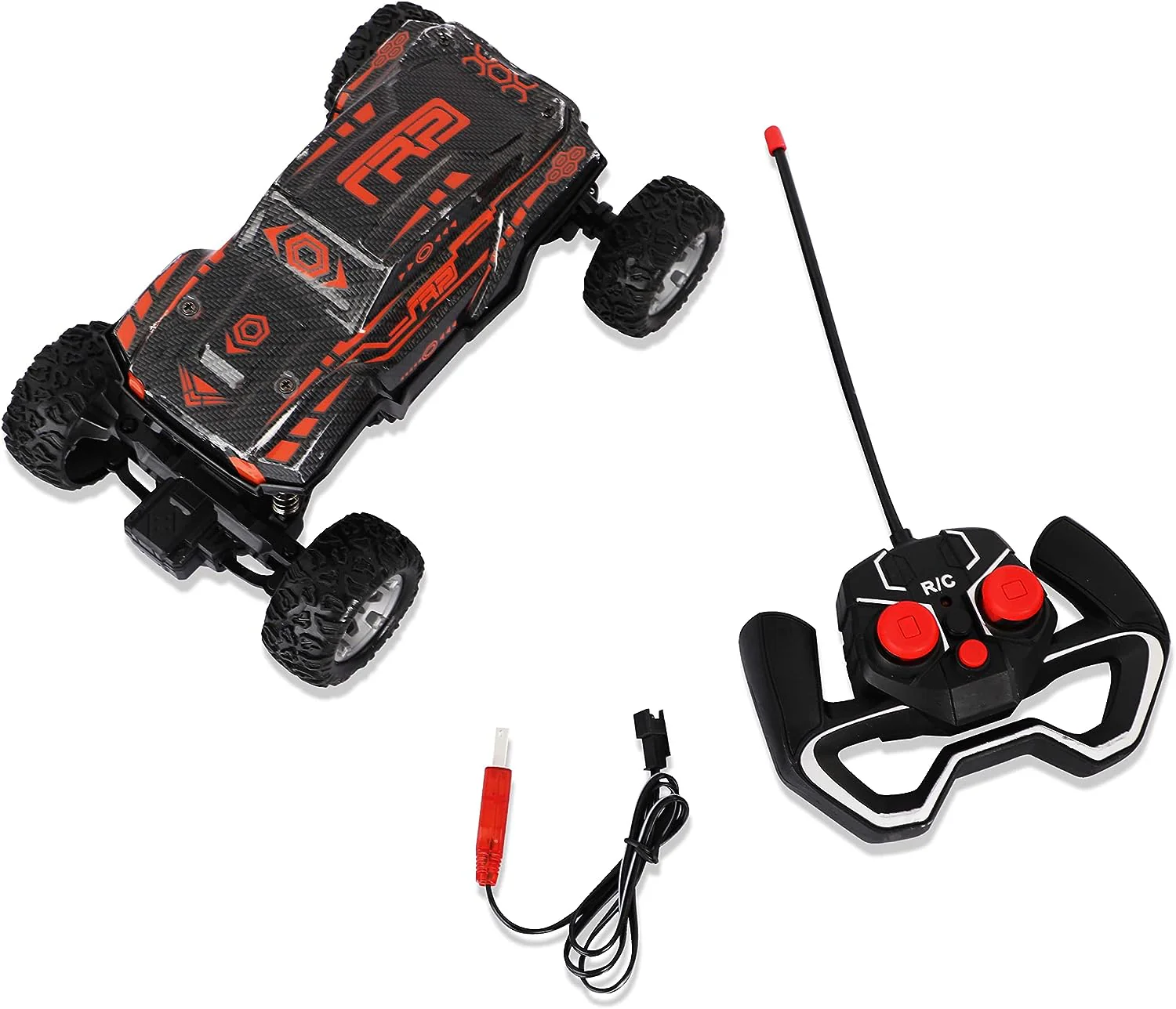 SEEDO Rechargeable Offroad 4x4 Strong Suspension Remote Control Monster Truck Toy Car - Image 8