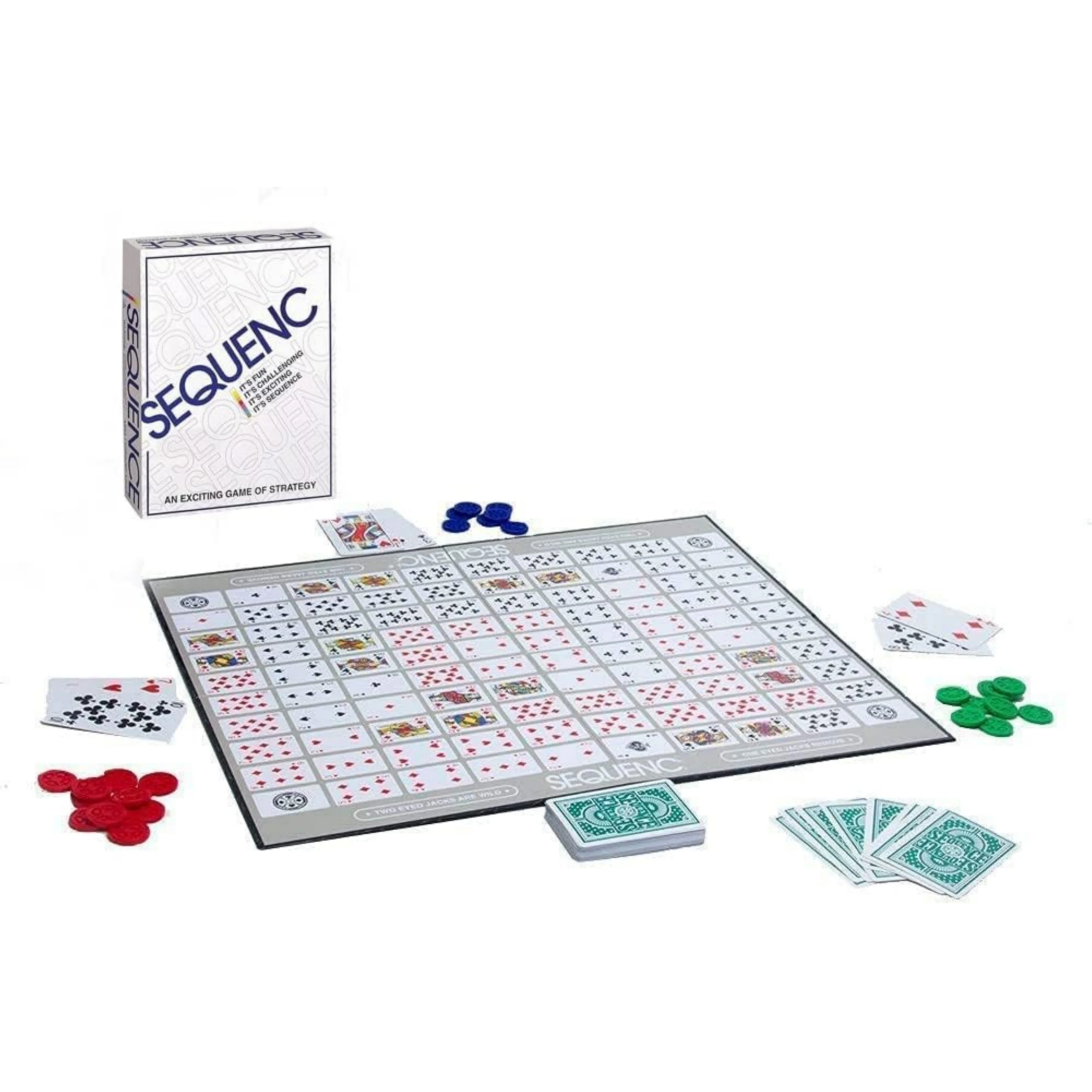 Sequence Board Game | Make 5 in a Row | Family Games for Adults and Kids | Board Game for Family - Image 2
