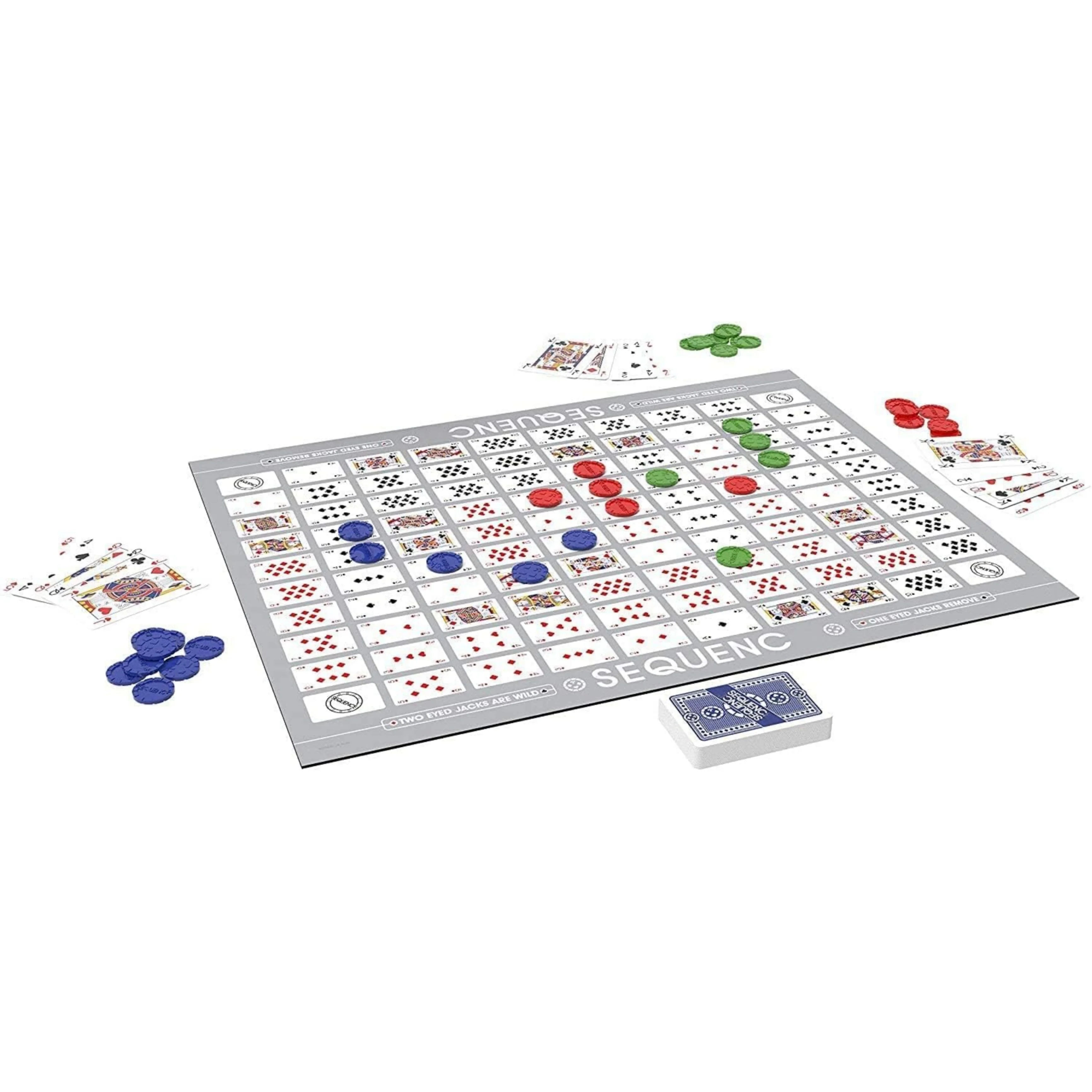 Sequence Board Game | Make 5 in a Row | Family Games for Adults and Kids | Board Game for Family - Image 4