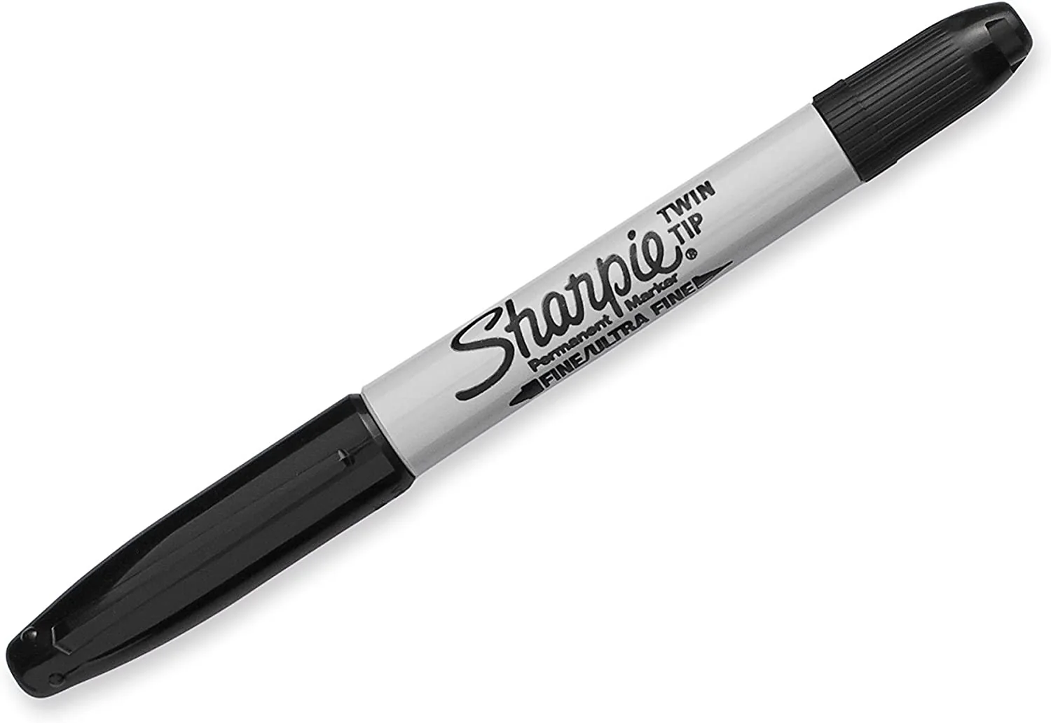 Sharpie Twin Tip Permanent Markers, Fine and Ultra Fine - Black - Image 2