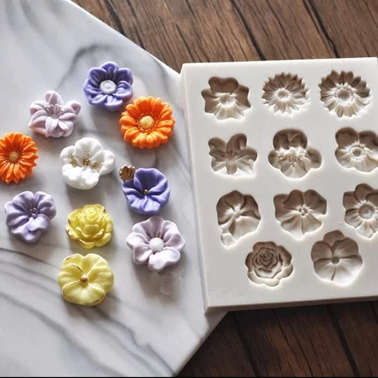 Silicone Mould 11 Cavity Flower Fondant - Image 10