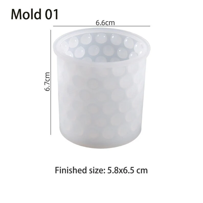 Silicone Mould 3D Cylinder Candle - Image 9