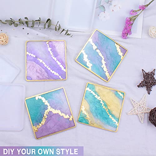Silicone Mould 4 Inch Square Coaster - Image 3