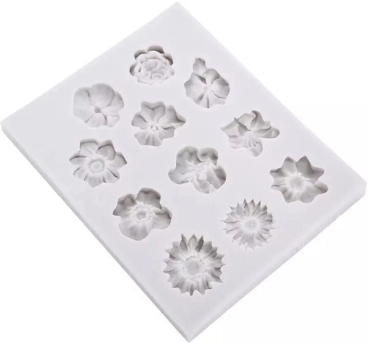 Silicone Mould 11 Cavity Flower Fondant - Image 9