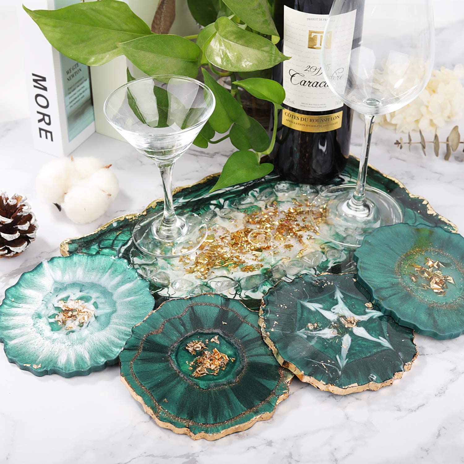Silicone Mould Agate Coaster 5 Inch - Image 4