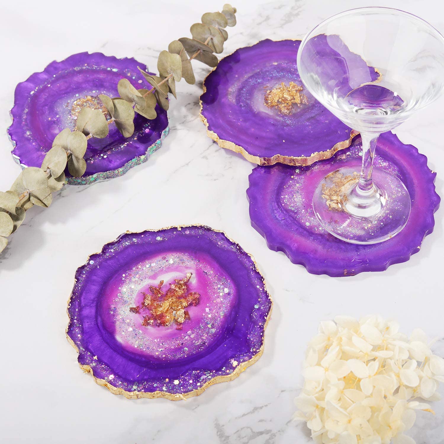 Silicone Mould Agate Coaster 5 Inch - Image 5