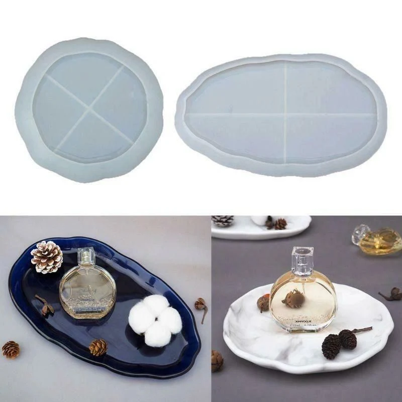 Silicone Mould Agate Tray / Dish Plate - Image 2