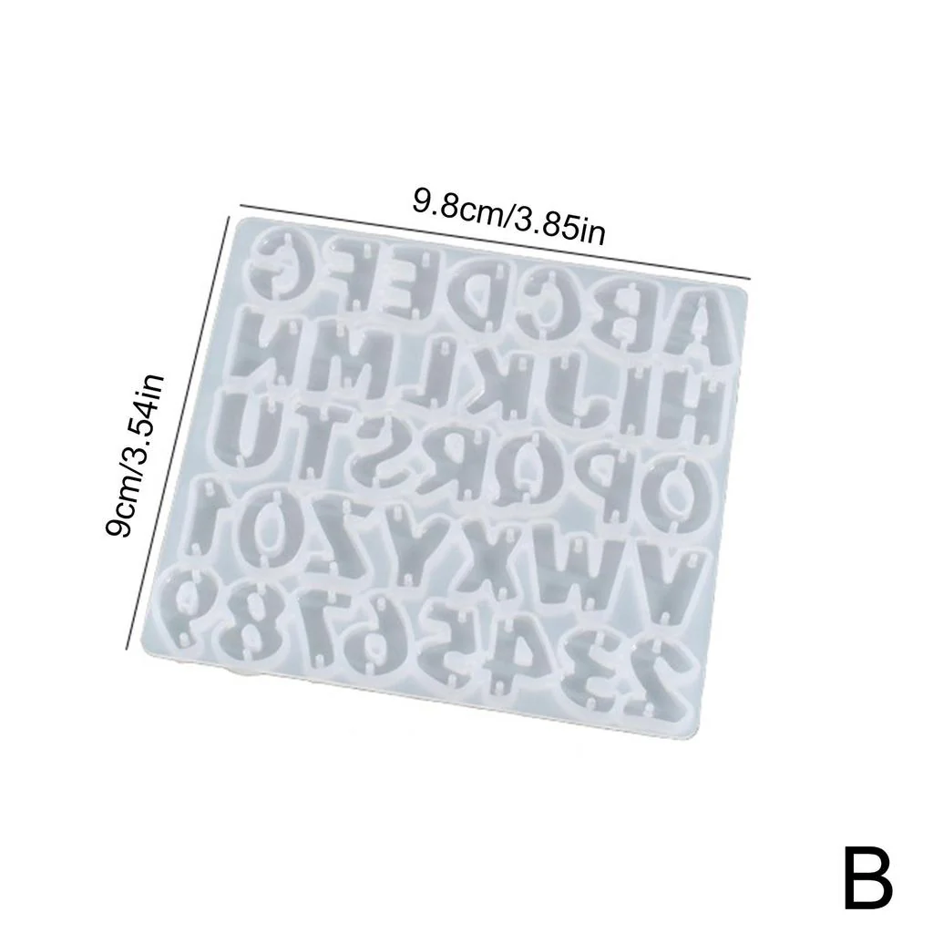 Silicone Mould Alphabet / Earrings - Image 3