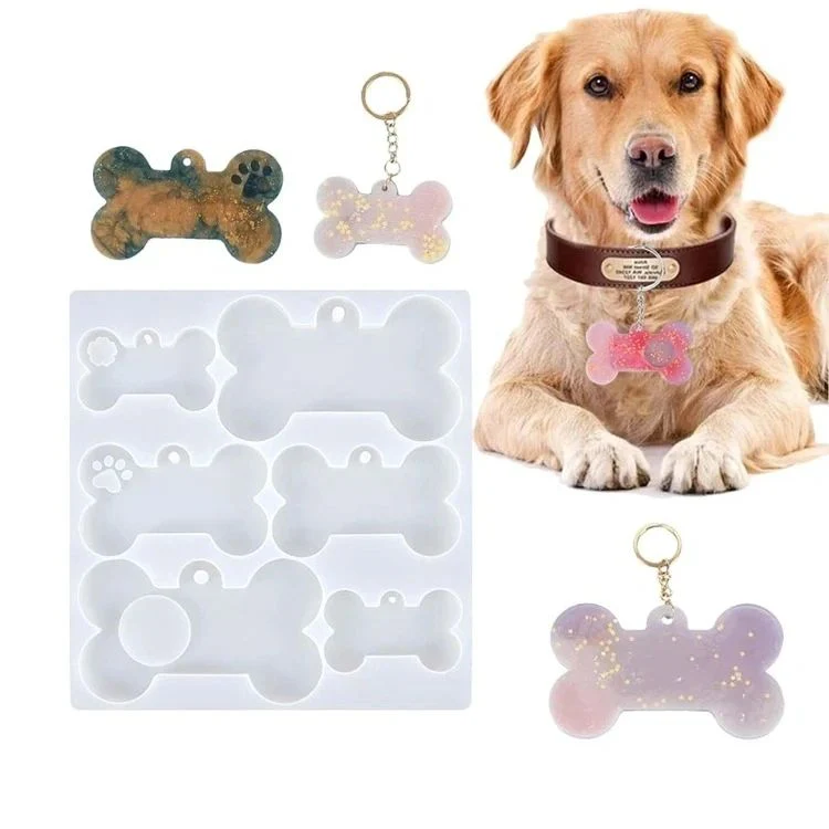 Silicone Mould Dog Bone Tag Set - Image 2