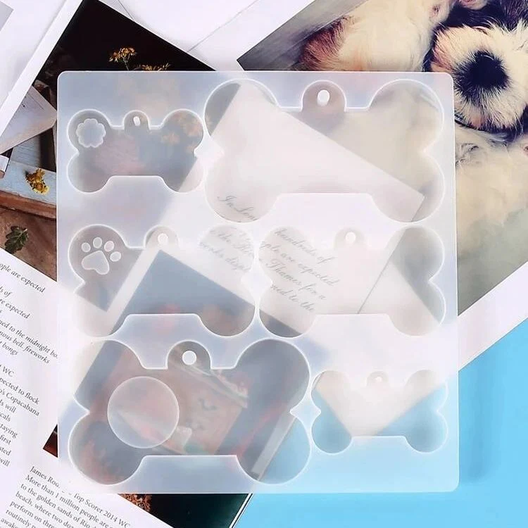 Silicone Mould Dog Bone Tag Set - Image 6