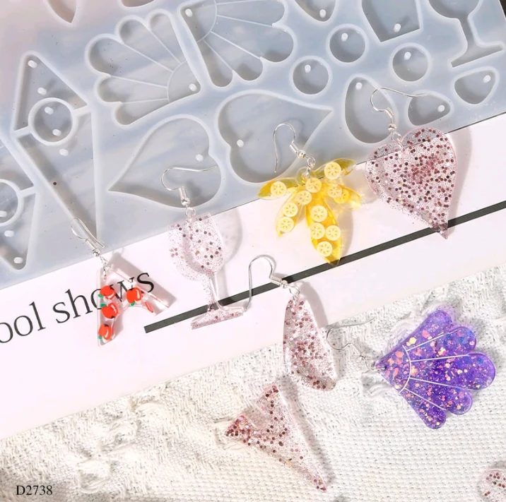 Silicone Mould Earrings / Pendant - Image 2