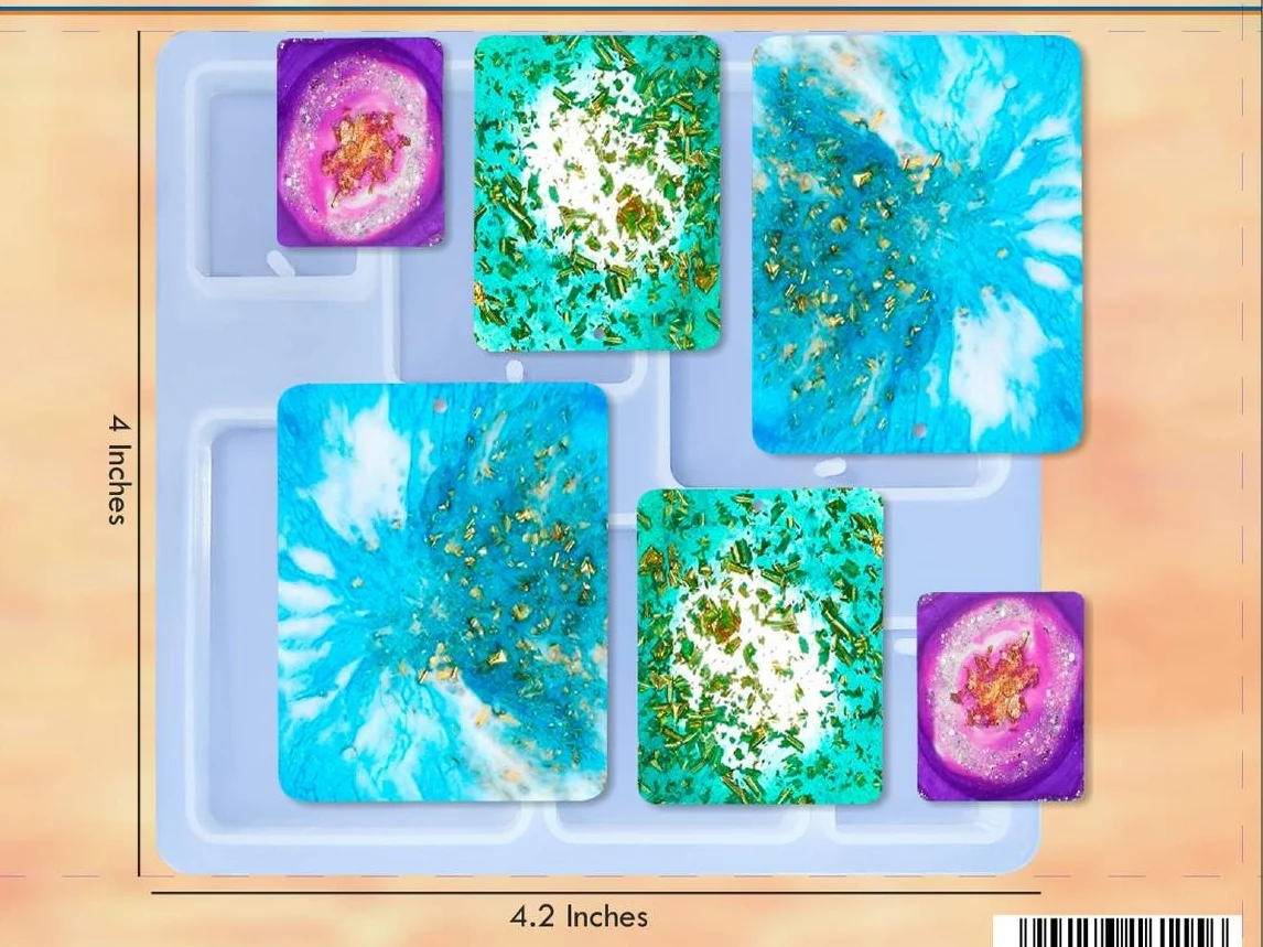 Silicone Mould Earrings / Pendants - Image 2