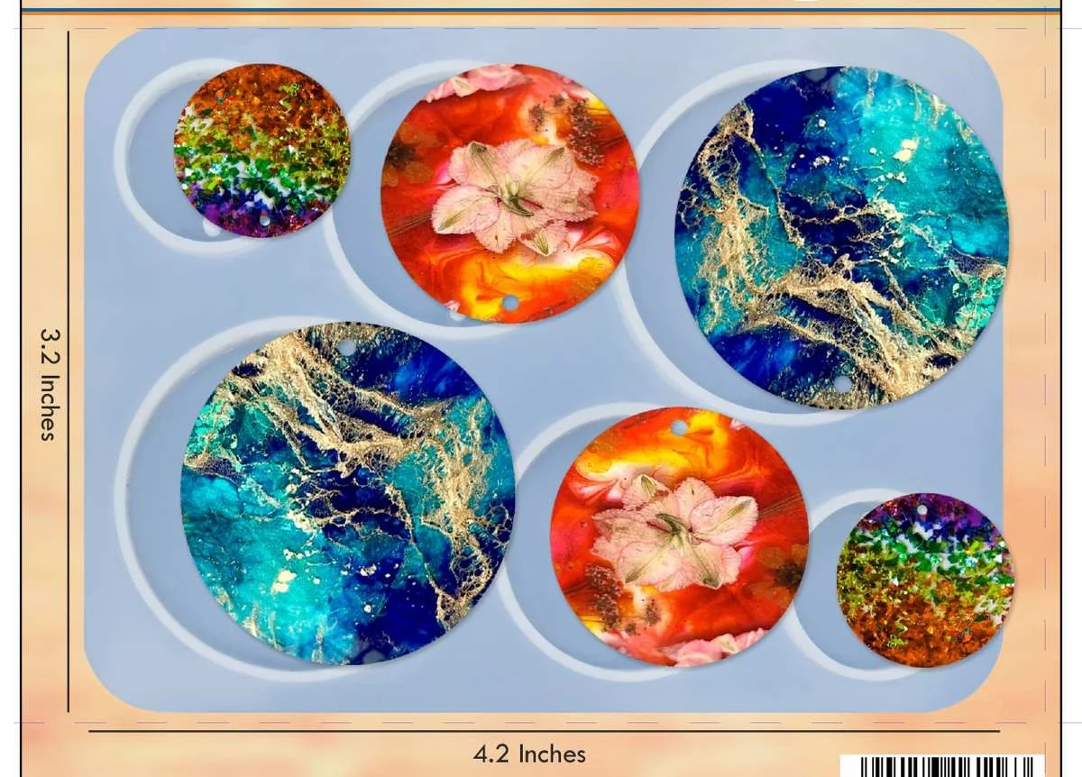 Silicone Mould Earrings / Pendants - Image 2