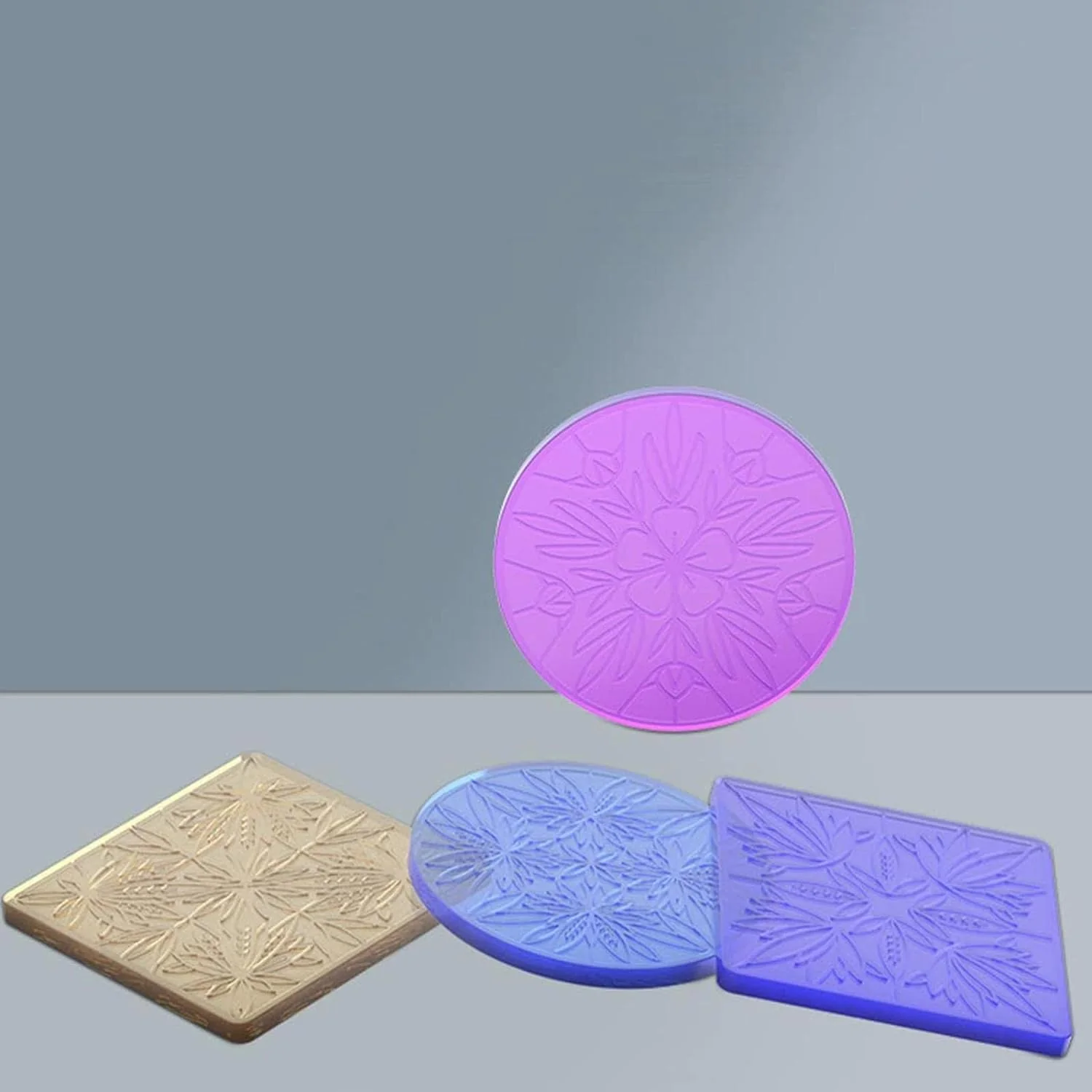 Silicone Mould Floral Coaster - Image 4