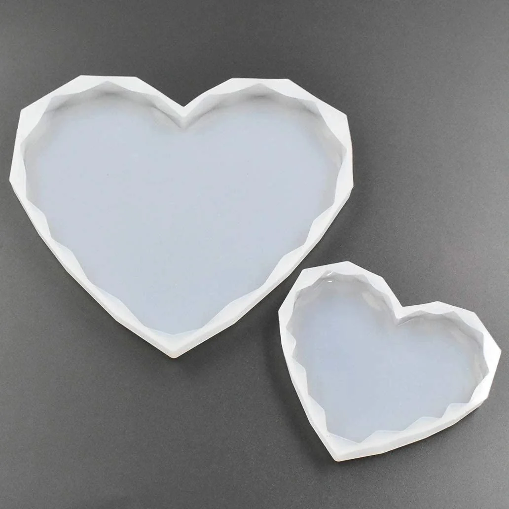 Silicone Mould Geometric Heart - Image 3