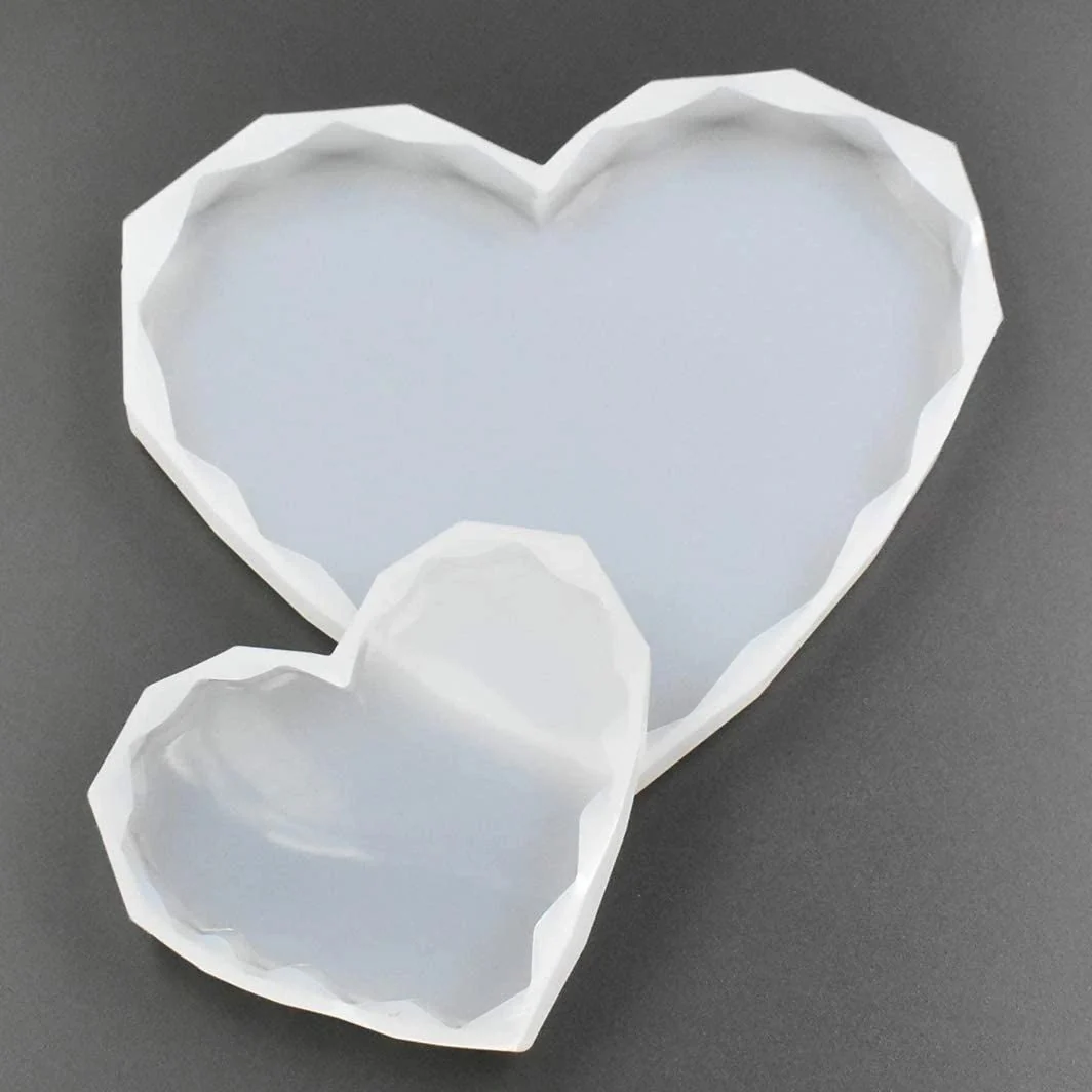 Silicone Mould Geometric Heart - Image 4