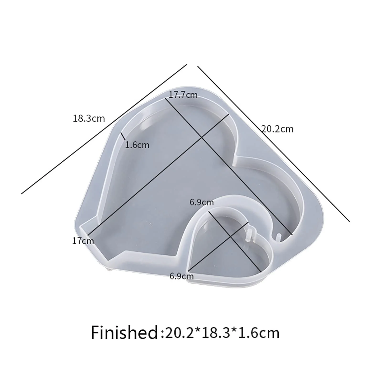 Silicone Mould Heart Photo Frame - Image 5