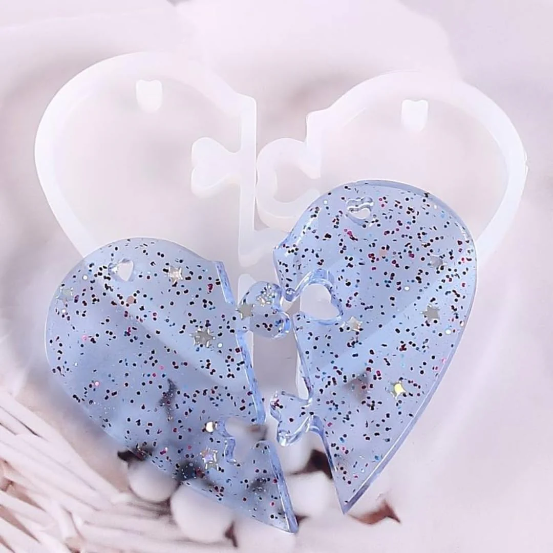 Silicone Mould Heart Puzzle - Image 2