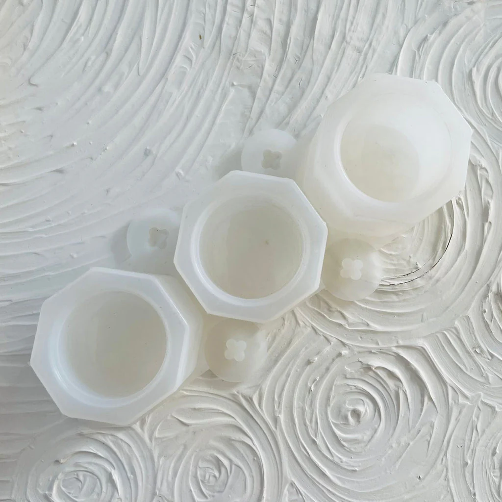 Silicone Mould Hexagon Planter & Candle
