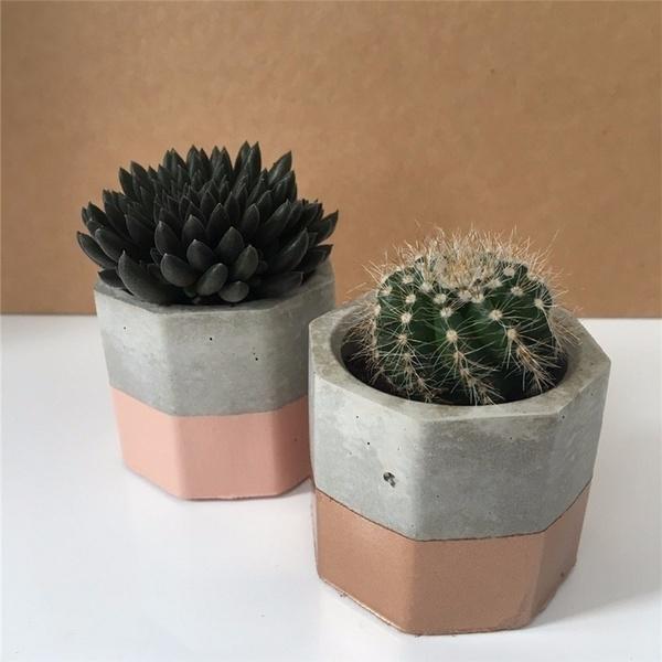 Silicone Mould Hexagon Planter & Candle - Image 6