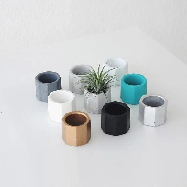 Silicone Mould Hexagon Planter & Candle - Image 9