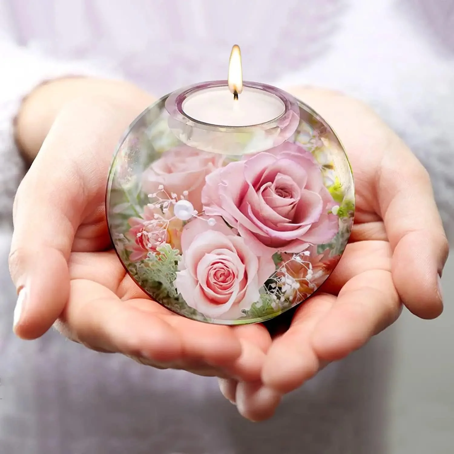 Silicone Mould Jumbo Round T-Light Holder - Image 2