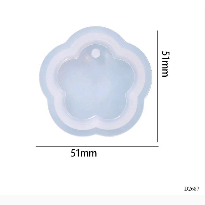 Silicone Mould Keychain / Earrings - Image 2