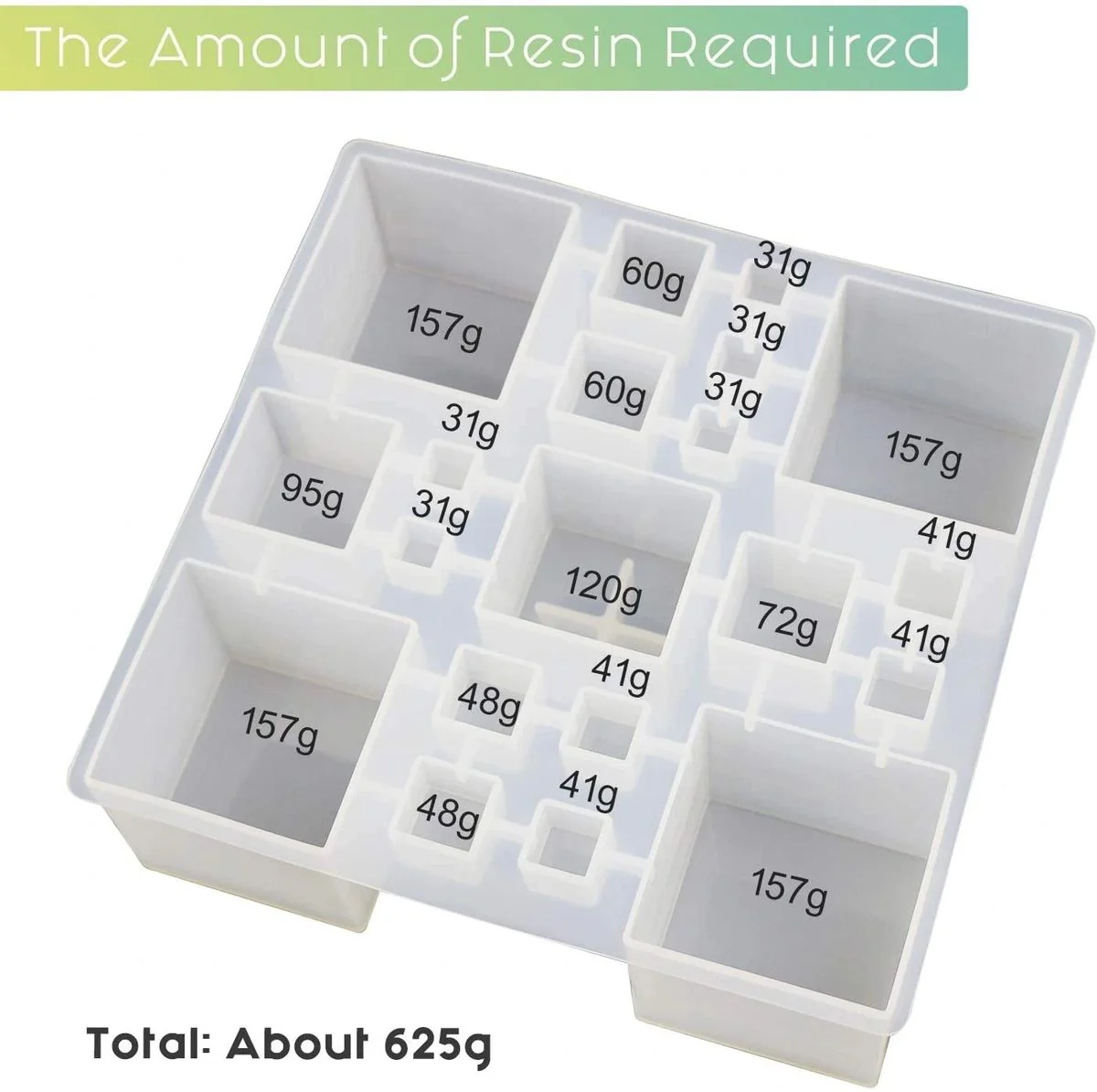 Silicone Mould Large Cube Set - Image 2