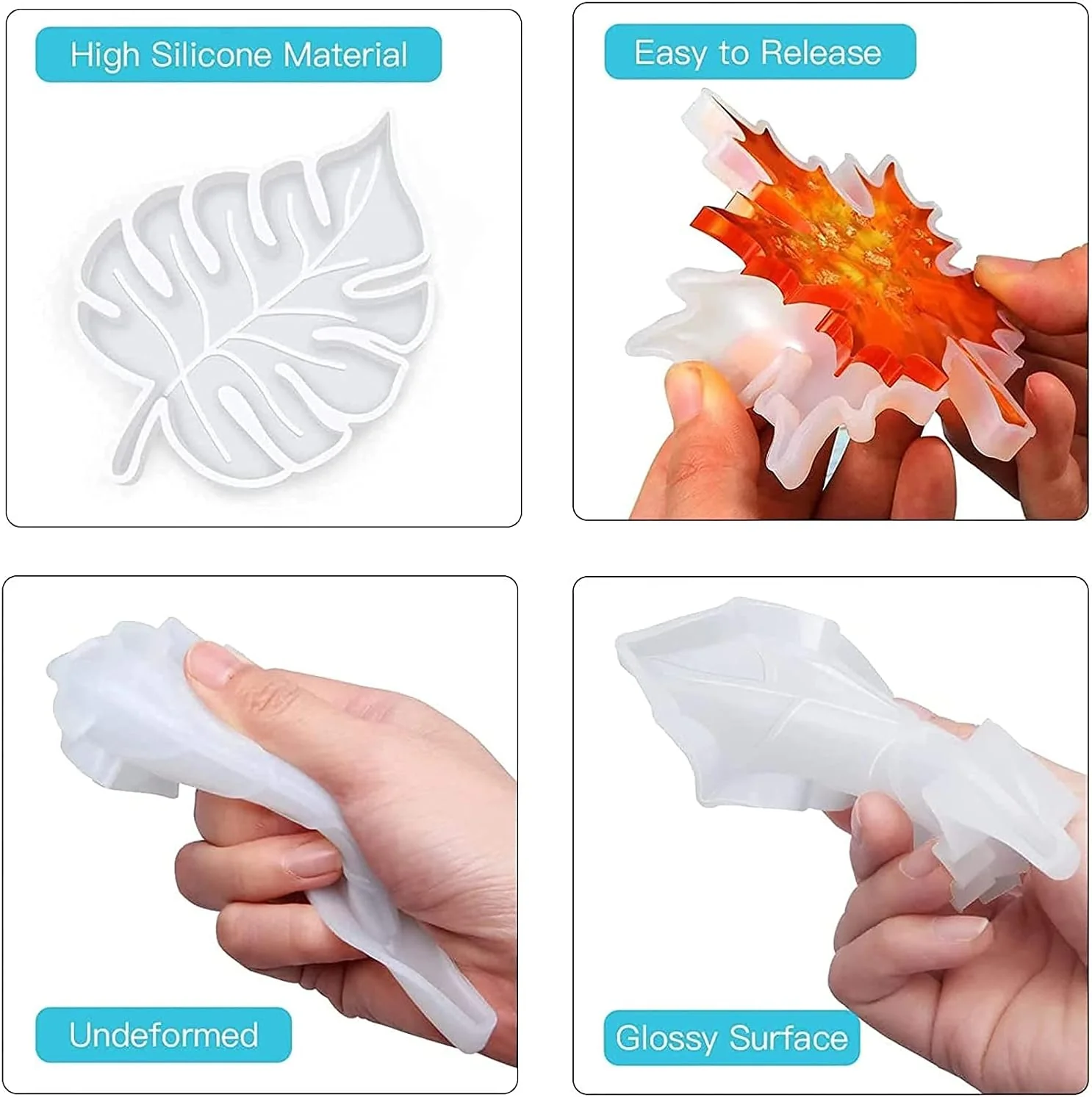 Silicone Mould Leaf - Image 6