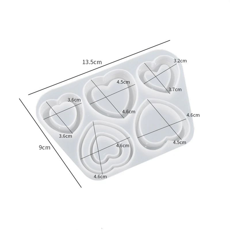Silicone Mould Love Heart Pendant - Image 6