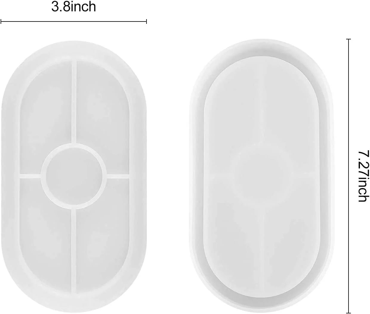 Silicone Mould Oval Trinket Tray - Image 3