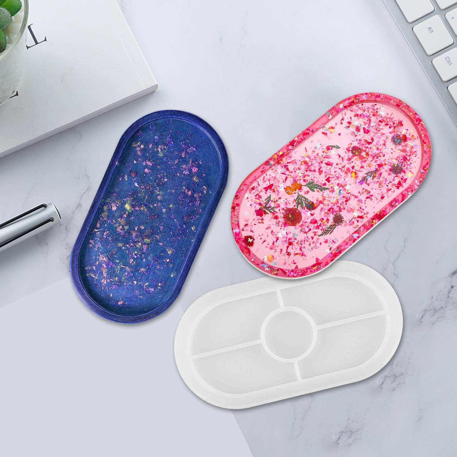 Silicone Mould Oval Trinket Tray - Image 7